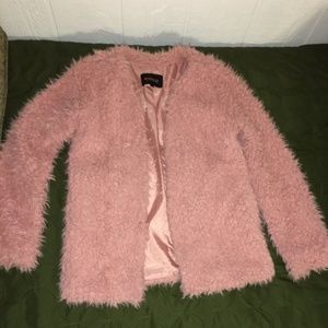 Fuax fur pink coat